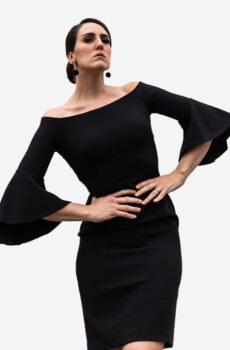 Eline short dress black